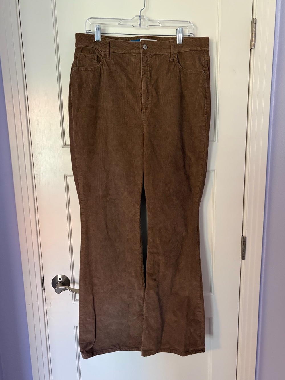 Old Navy Hight High Rise Flare Brown Corduroy Pants